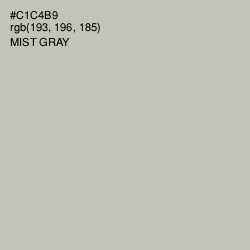 #C1C4B9 - Mist Gray Color Image