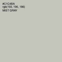 #C1C4BA - Mist Gray Color Image