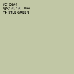 #C1C6A4 - Thistle Green Color Image