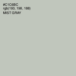 #C1C6BC - Mist Gray Color Image