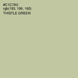 #C1C7A0 - Thistle Green Color Image