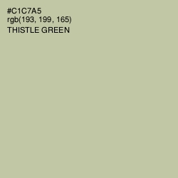 #C1C7A5 - Thistle Green Color Image