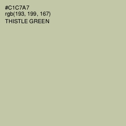 #C1C7A7 - Thistle Green Color Image