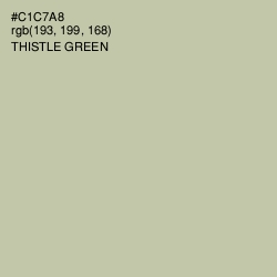 #C1C7A8 - Thistle Green Color Image