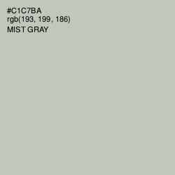 #C1C7BA - Mist Gray Color Image