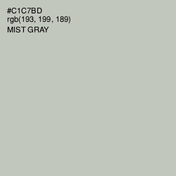 #C1C7BD - Mist Gray Color Image