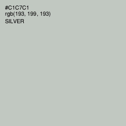 #C1C7C1 - Silver Color Image