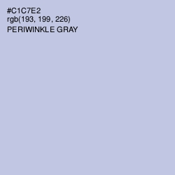 #C1C7E2 - Periwinkle Gray Color Image