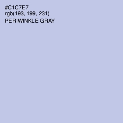 #C1C7E7 - Periwinkle Gray Color Image