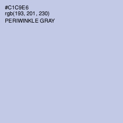 #C1C9E6 - Periwinkle Gray Color Image