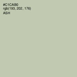 #C1CAB0 - Ash Color Image