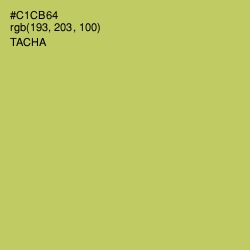 #C1CB64 - Tacha Color Image