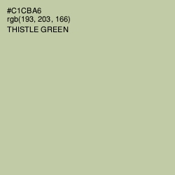 #C1CBA6 - Thistle Green Color Image