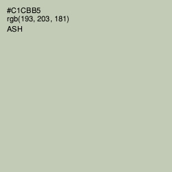 #C1CBB5 - Ash Color Image