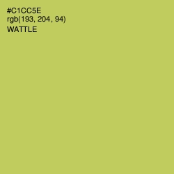 #C1CC5E - Wattle Color Image