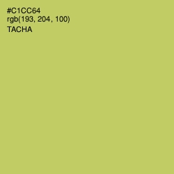 #C1CC64 - Tacha Color Image