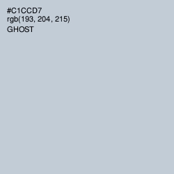 #C1CCD7 - Ghost Color Image