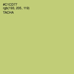 #C1CD77 - Tacha Color Image