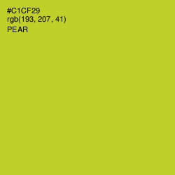 #C1CF29 - Pear Color Image