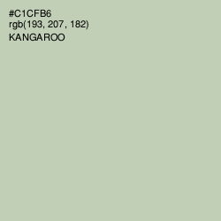 #C1CFB6 - Kangaroo Color Image