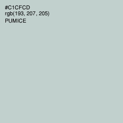 #C1CFCD - Pumice Color Image
