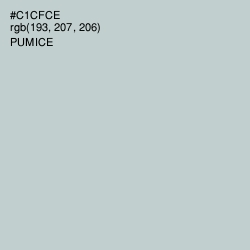 #C1CFCE - Pumice Color Image