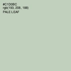 #C1D0BC - Pale Leaf Color Image