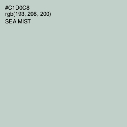 #C1D0C8 - Sea Mist Color Image