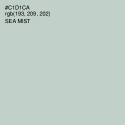 #C1D1CA - Sea Mist Color Image