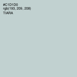 #C1D1D0 - Tiara Color Image