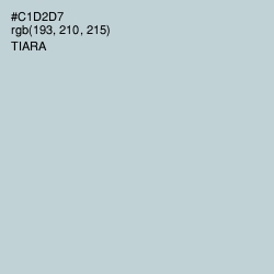 #C1D2D7 - Tiara Color Image