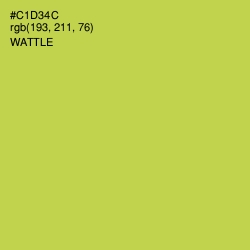 #C1D34C - Wattle Color Image