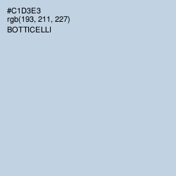 #C1D3E3 - Botticelli Color Image