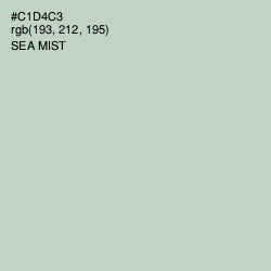 #C1D4C3 - Sea Mist Color Image