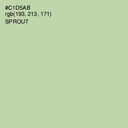 #C1D5AB - Sprout Color Image