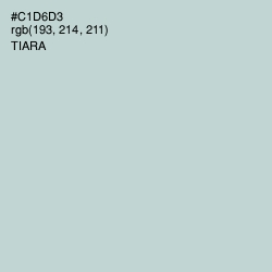 #C1D6D3 - Tiara Color Image