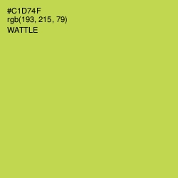 #C1D74F - Wattle Color Image