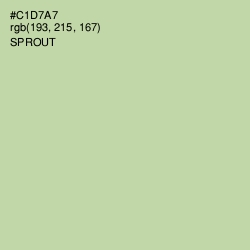 #C1D7A7 - Sprout Color Image