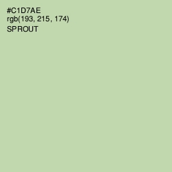 #C1D7AE - Sprout Color Image