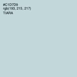 #C1D7D9 - Tiara Color Image