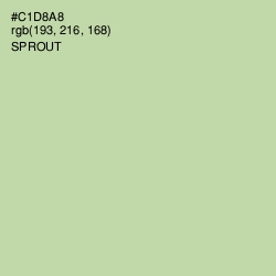 #C1D8A8 - Sprout Color Image