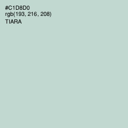 #C1D8D0 - Tiara Color Image