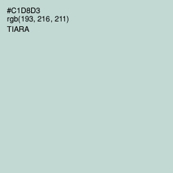 #C1D8D3 - Tiara Color Image