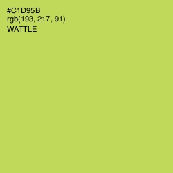 #C1D95B - Wattle Color Image