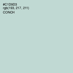 #C1D9D3 - Conch Color Image