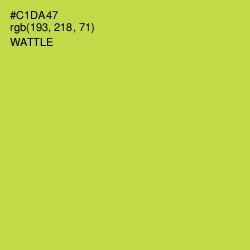 #C1DA47 - Wattle Color Image