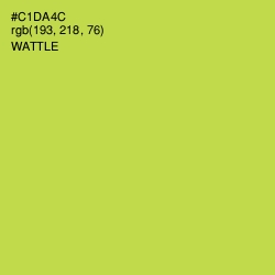 #C1DA4C - Wattle Color Image