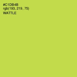 #C1DB4B - Wattle Color Image