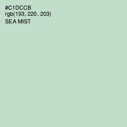 #C1DCCB - Sea Mist Color Image