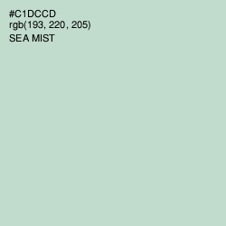 #C1DCCD - Sea Mist Color Image